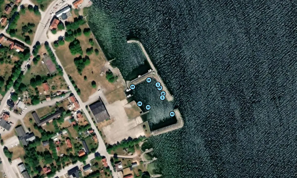 Satelite image of Fårösunds Båtklubb och gästhamn