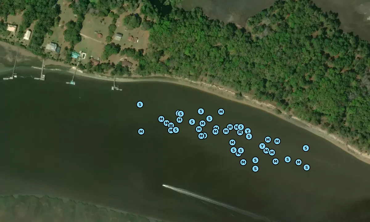Satelite image of Fenwick Cut West