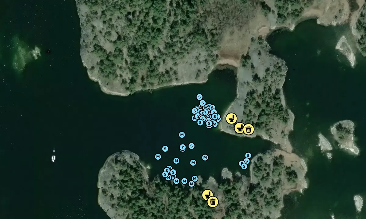 Satelite image of Finnhamn - Söder Långholm Gästhamn