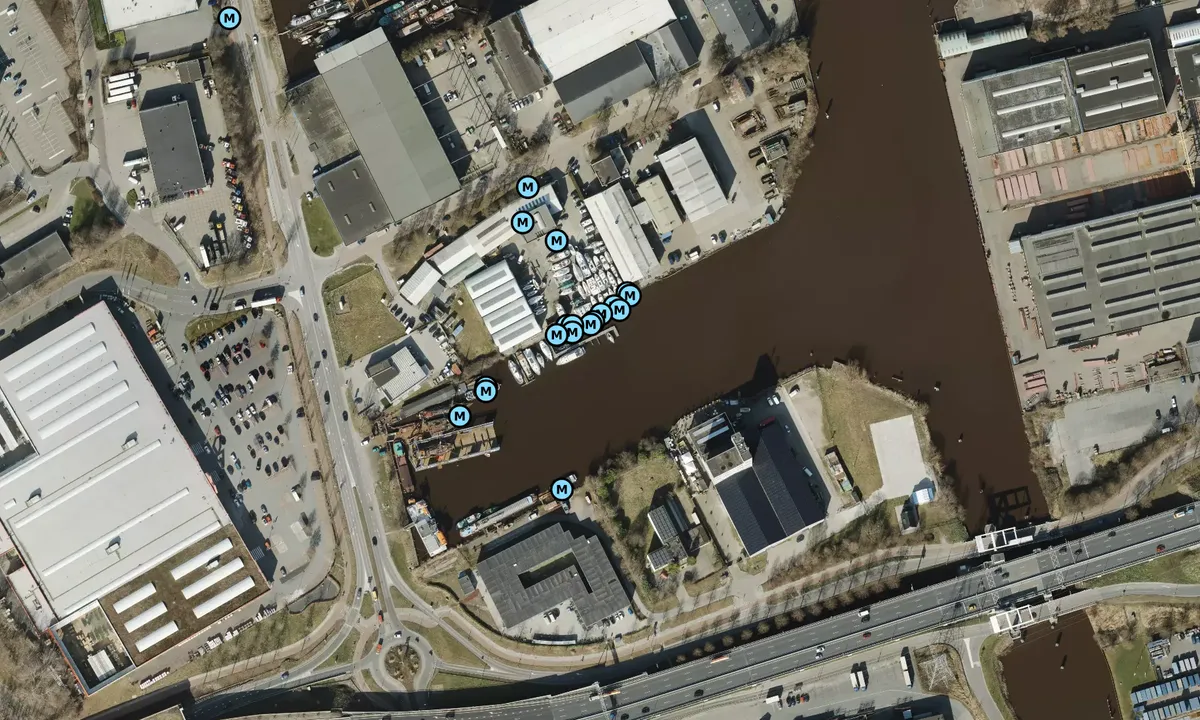 Satelite image of Finse Haven, Groningen