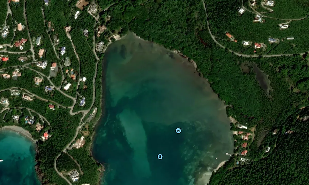 Satelite image of Fish Bay