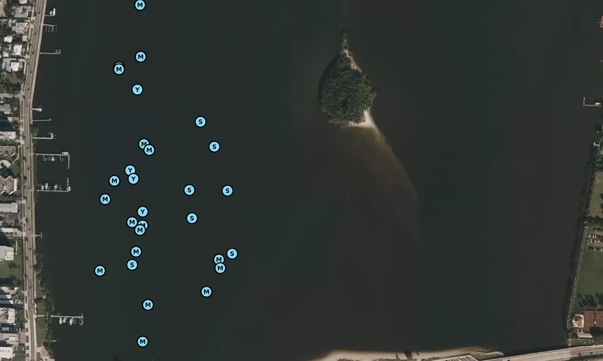 Satelite image of Fishermens Island