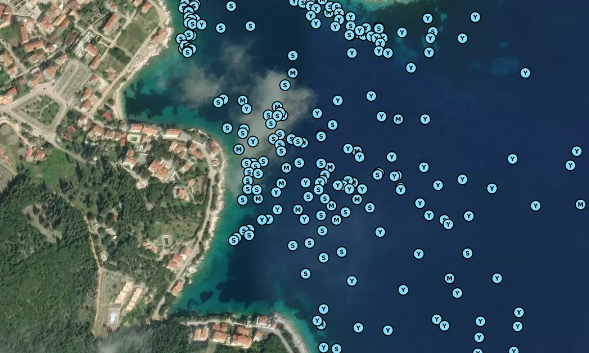 Satelite image of Fiskardho SW