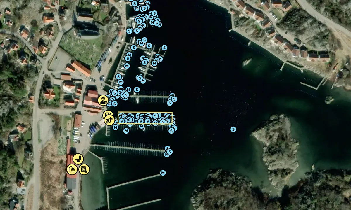 Satelite image of Fiskebäckskil - Lyckans Slip