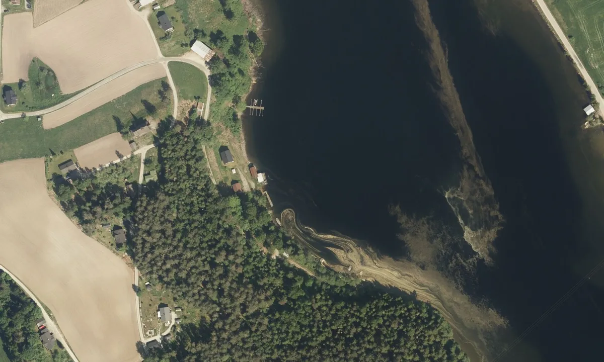 Flyfoto av Fjågesund Brygge