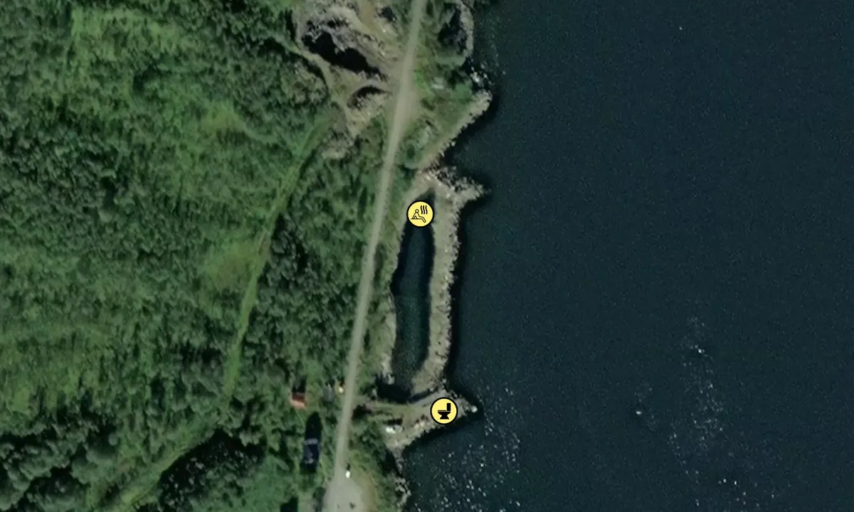 Satelite image of Fjordgård
