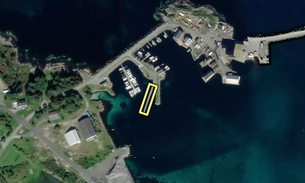 Satelite image of Fjørtoft Småbåthavn