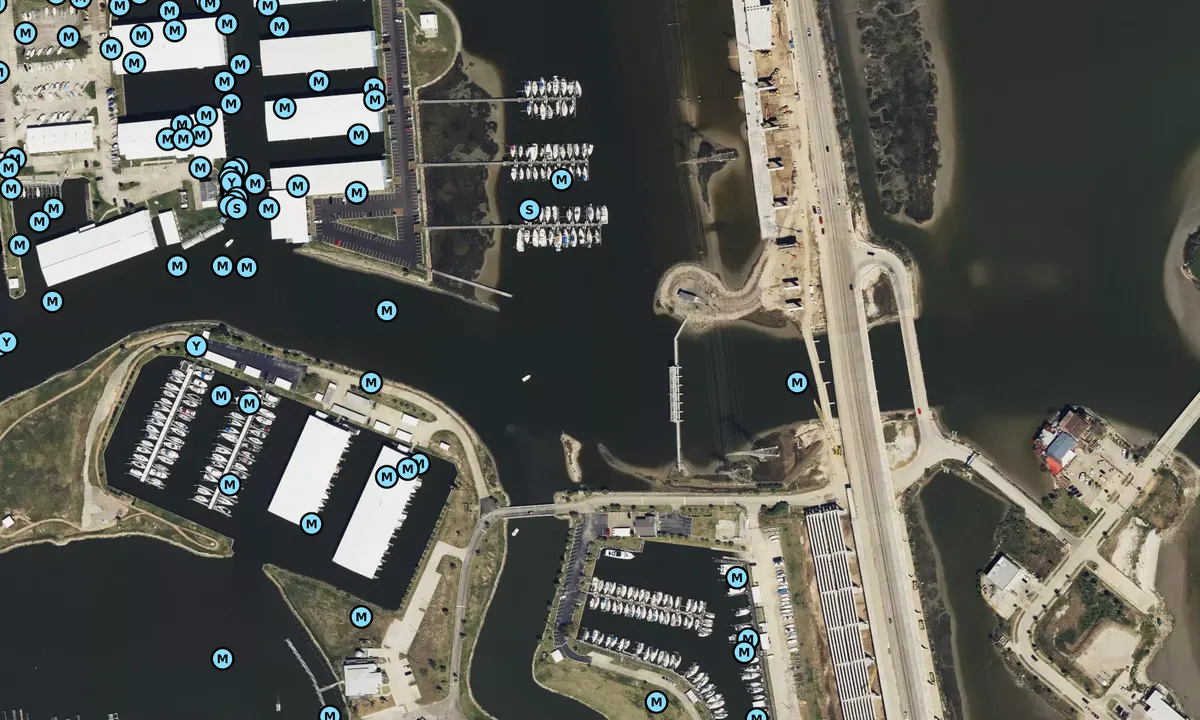 Satelite image of Flood Gate