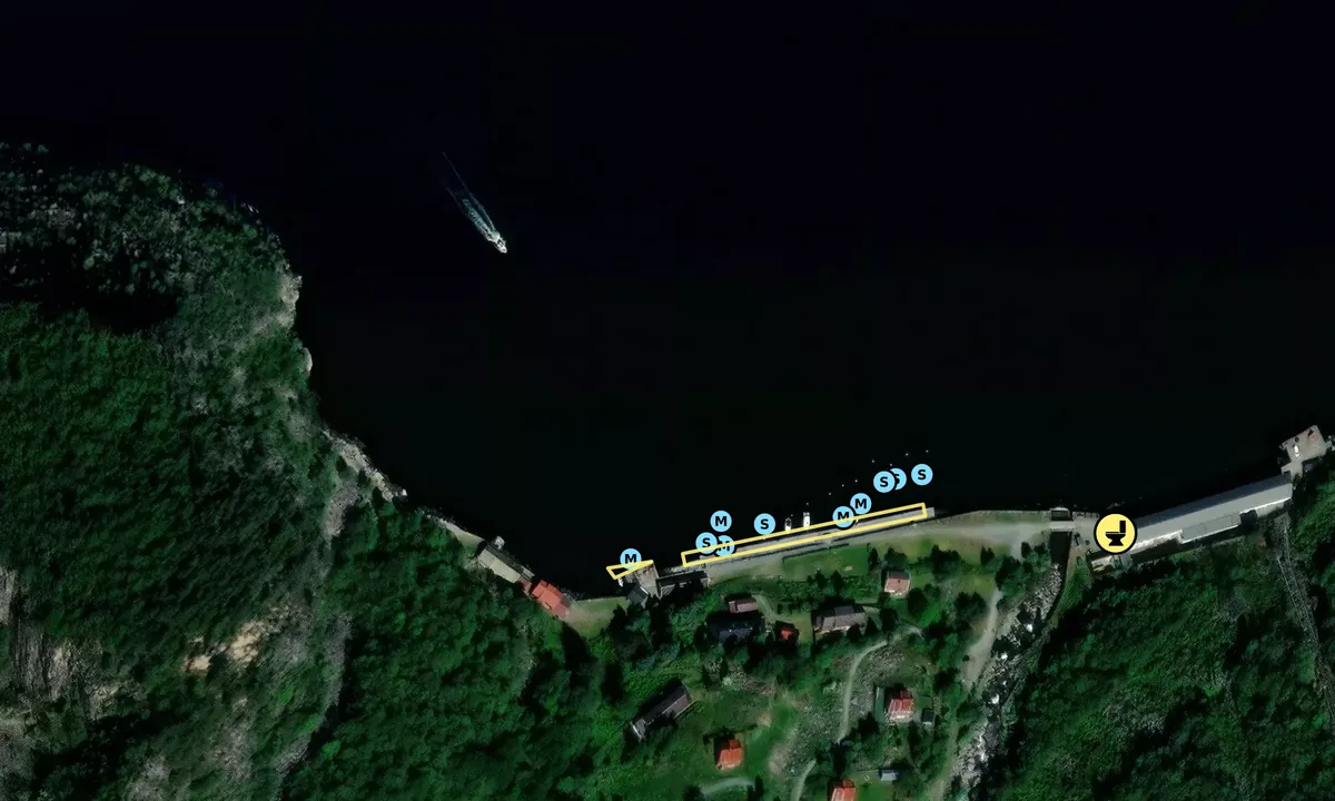 Satelite image of Flørli