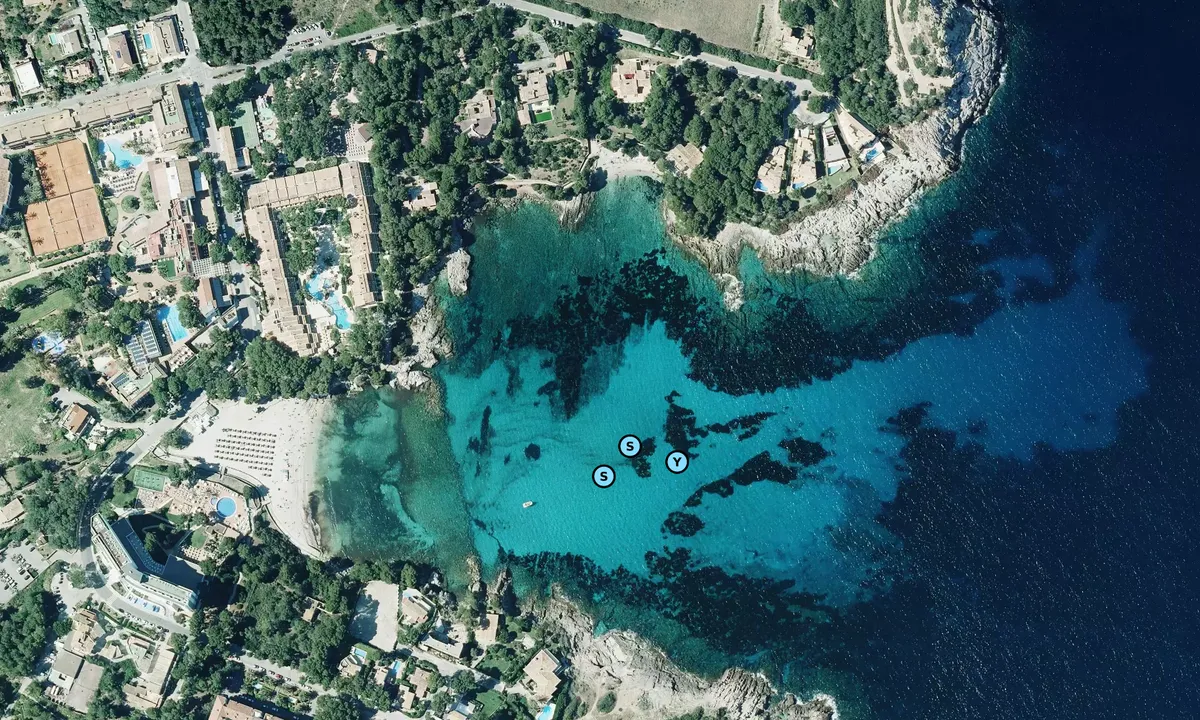 Satelite image of Font de sa Cala