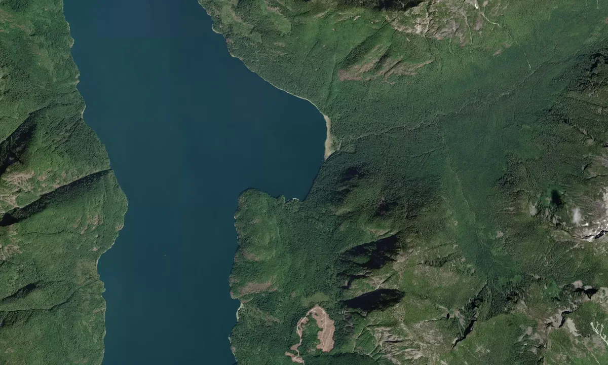 Flyfoto av Forbes Bay South