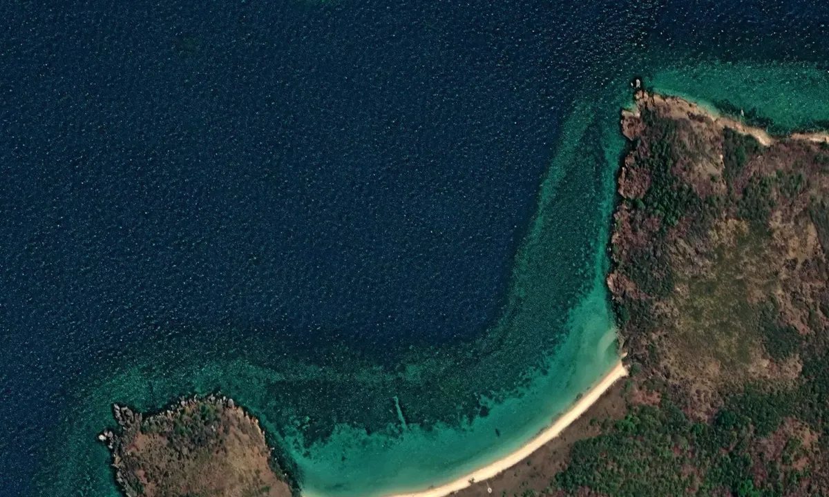 Satelite image of Forbes Island