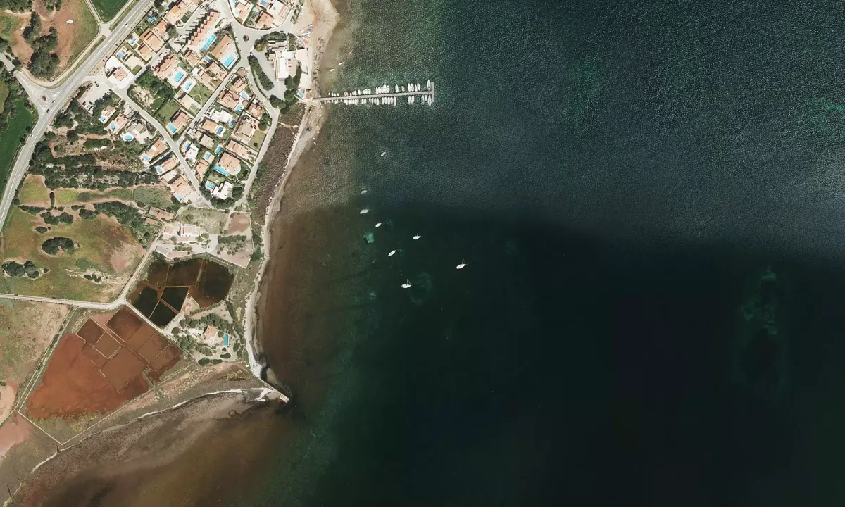 Flyfoto av Fornells - Ses Salines
