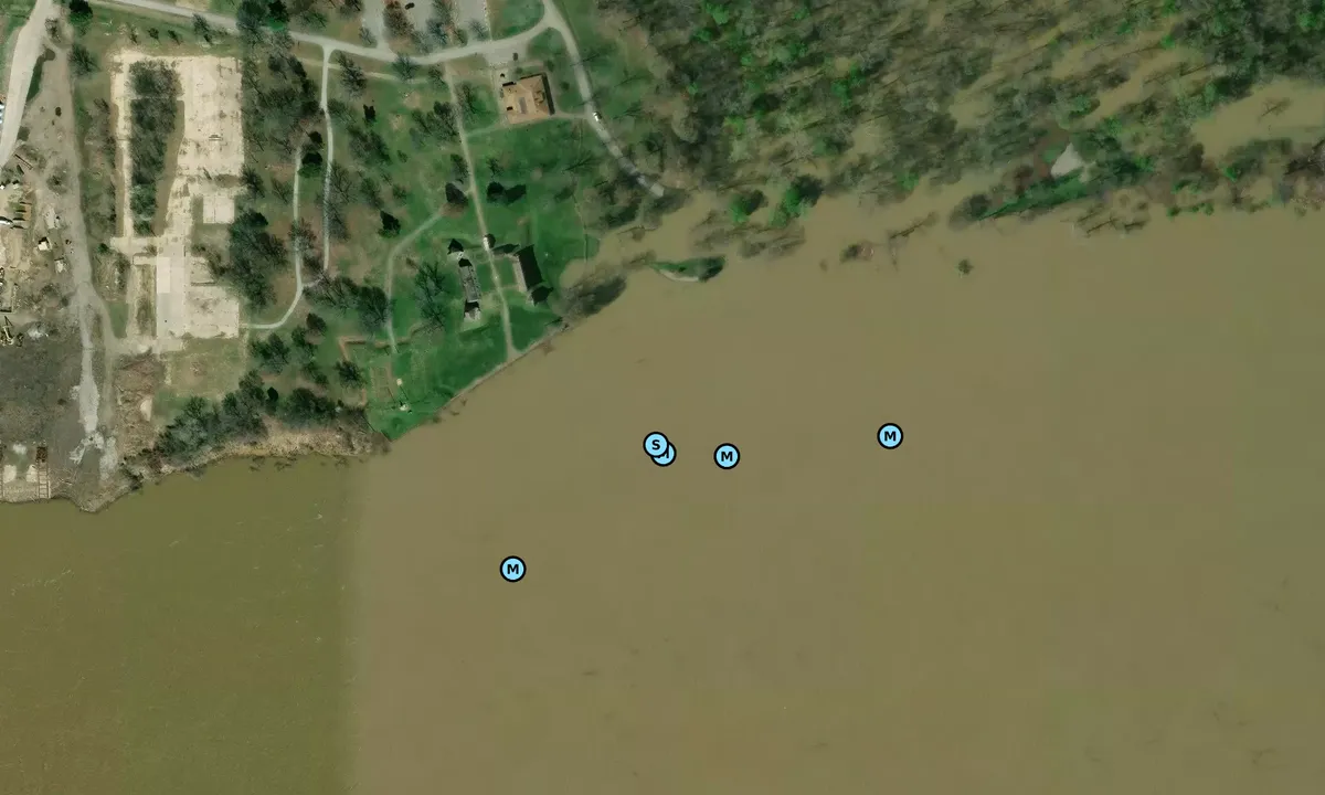 Satelite image of Fort Massac - Metropolis