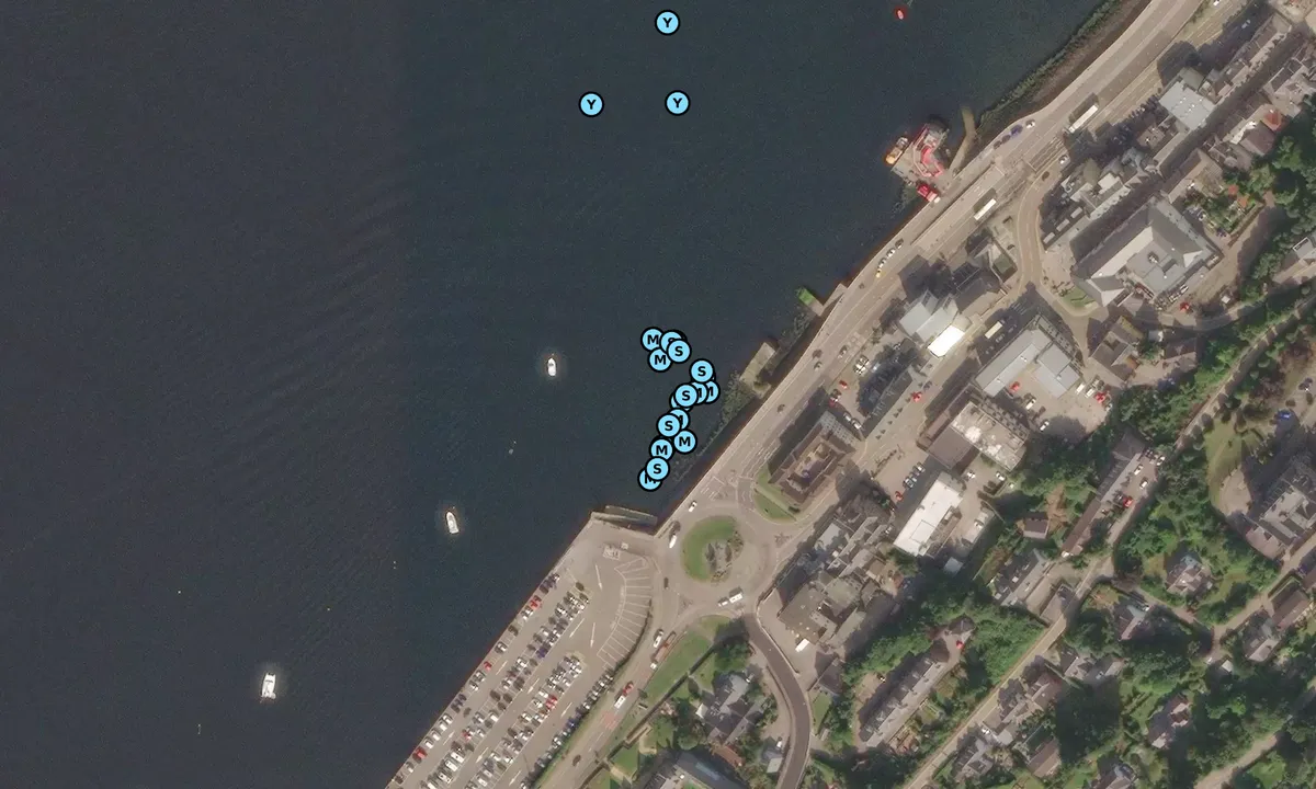 Satelite image of Fort William Pontoons