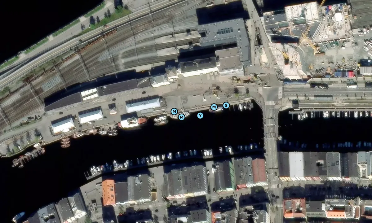 Satelite image of Fosenkai Gjestehavn