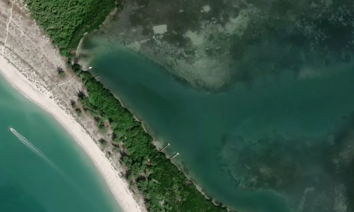 Satelite image of Fosters Bay