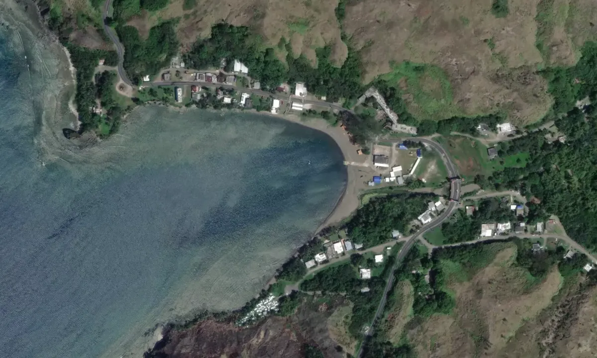 Satelite image of Fouha Bay