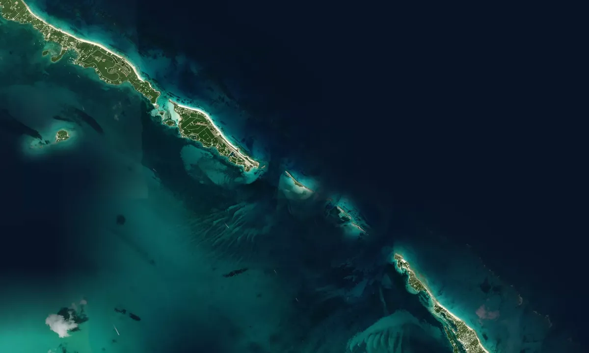 Flyfoto av Fowl Cay Preserve