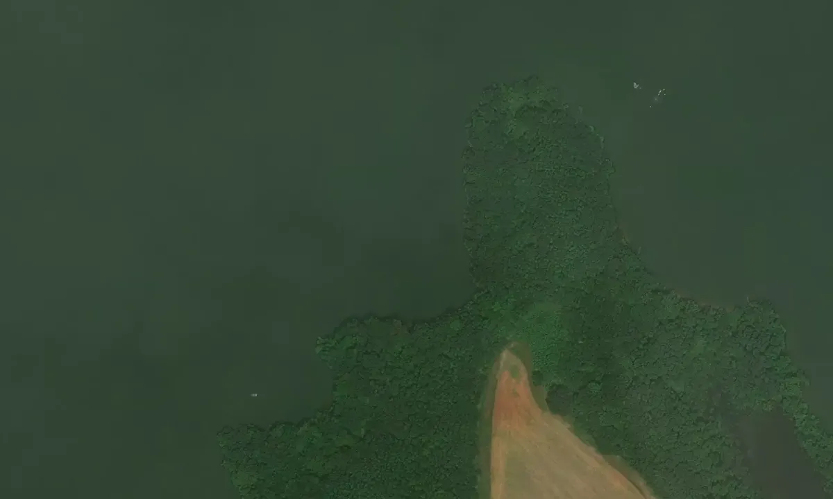 Satelite image of Fox Creek