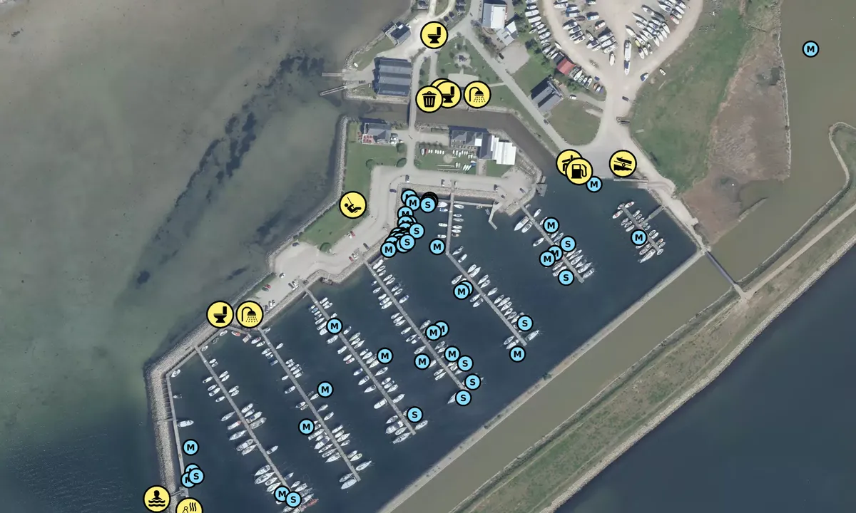 Satelite image of Frederiksværk Havn