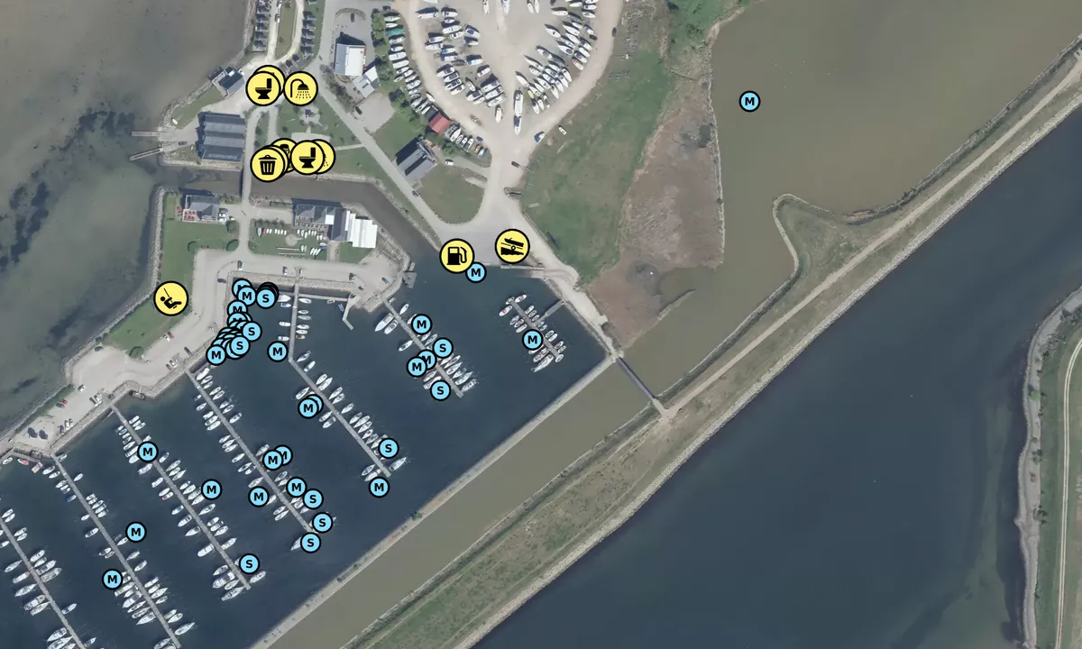 Satelite image of Frederiksværk Lystbådehavn A.m.b.a