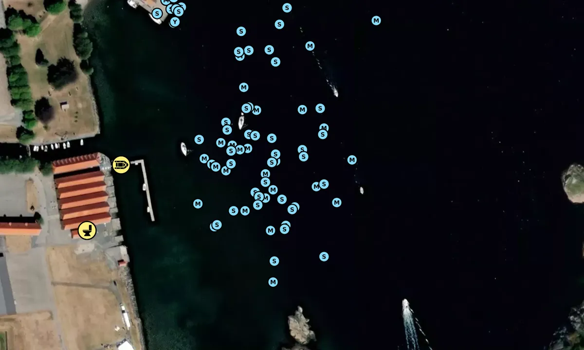 Satelite image of Fredriksvern Verft - Stavern
