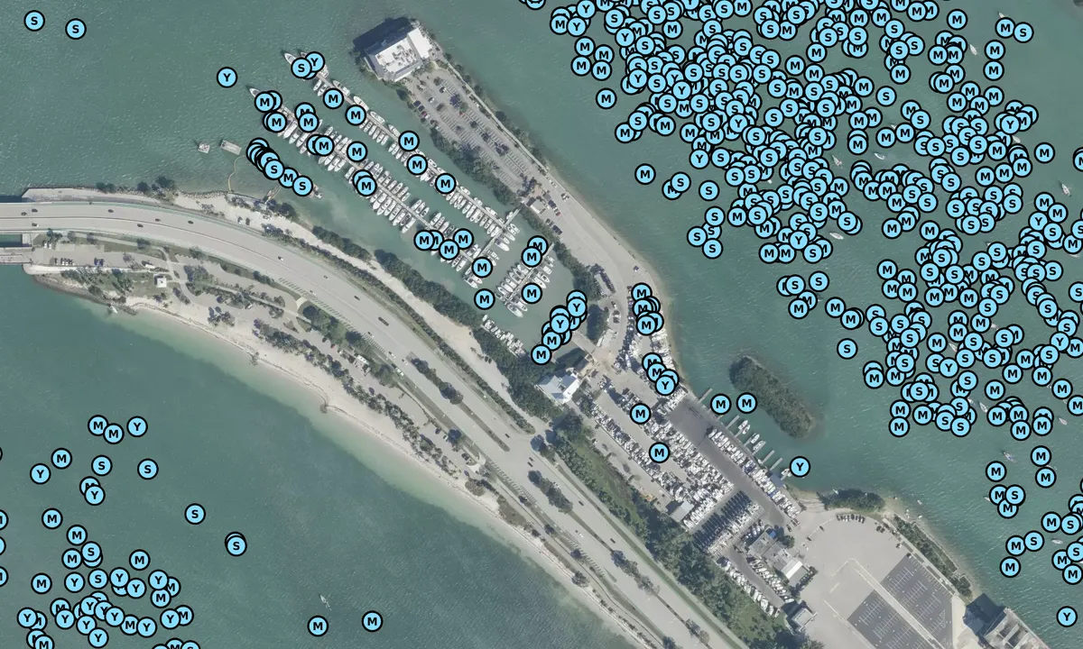 Satelite image of Freedom Yacht and Boat Club