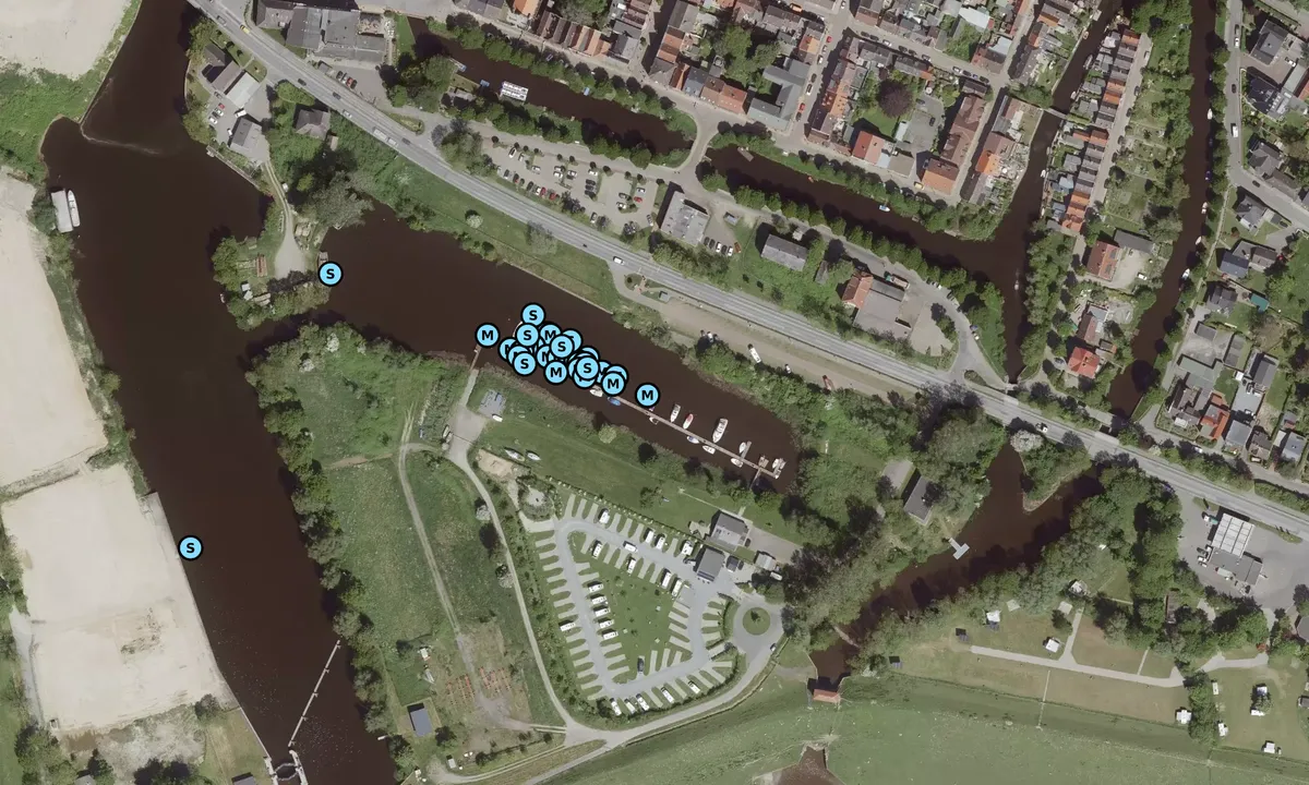 Satelite image of Friedrichstadt Marina