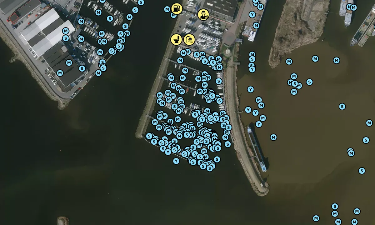 Satelite image of Friese Hoek Jachthaven