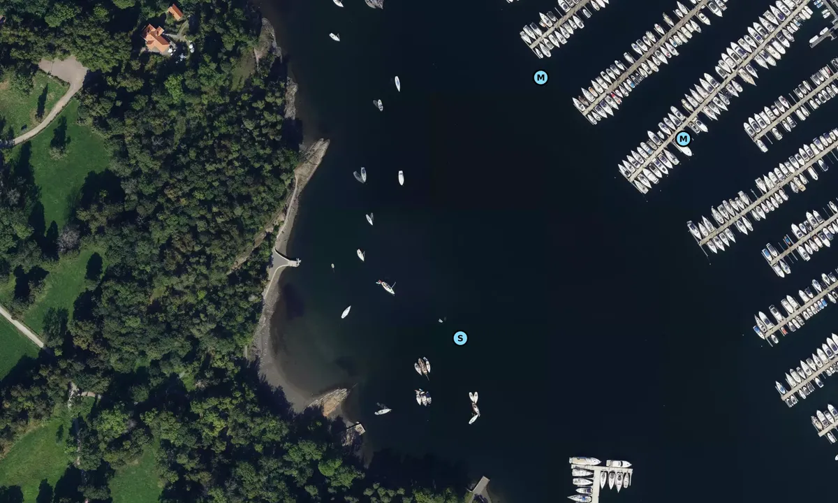 Satelite image of Frognerkilen