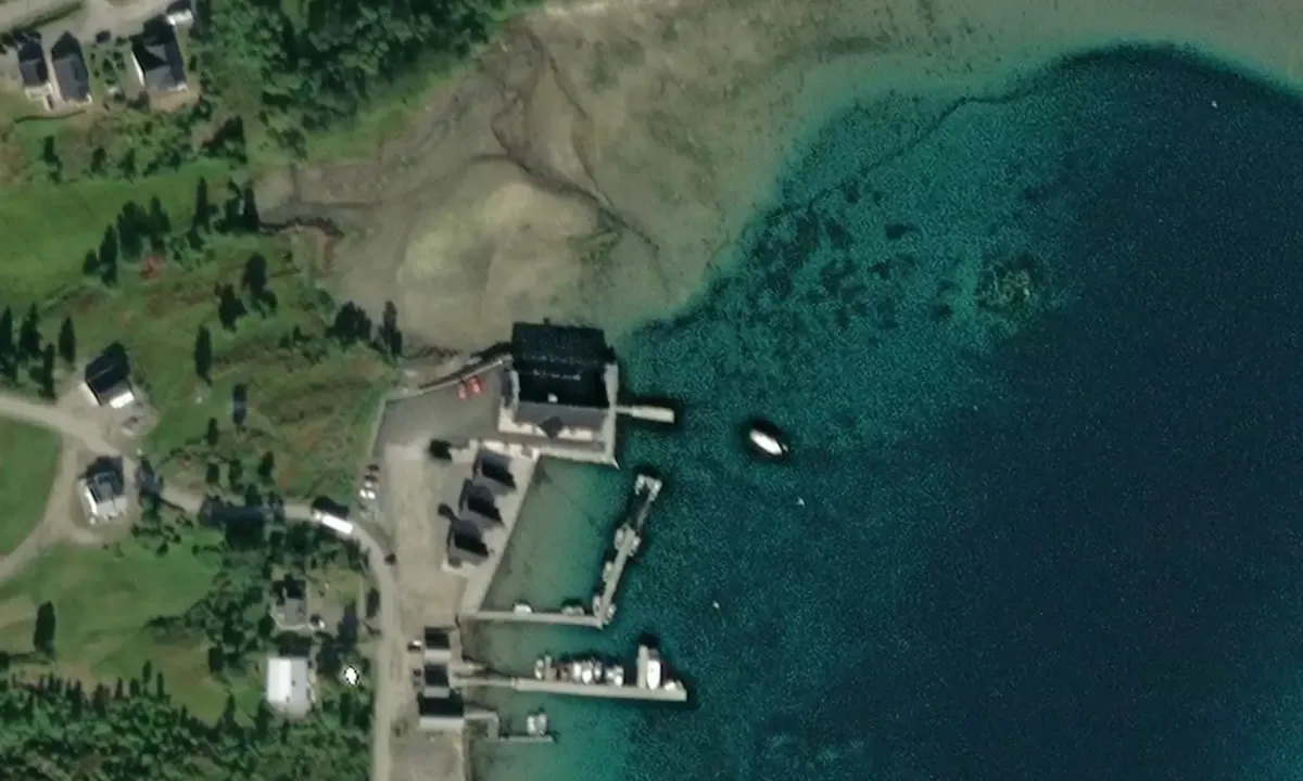 Satelite image of Frovåg - Senja Fjordhotell Gjestehavn