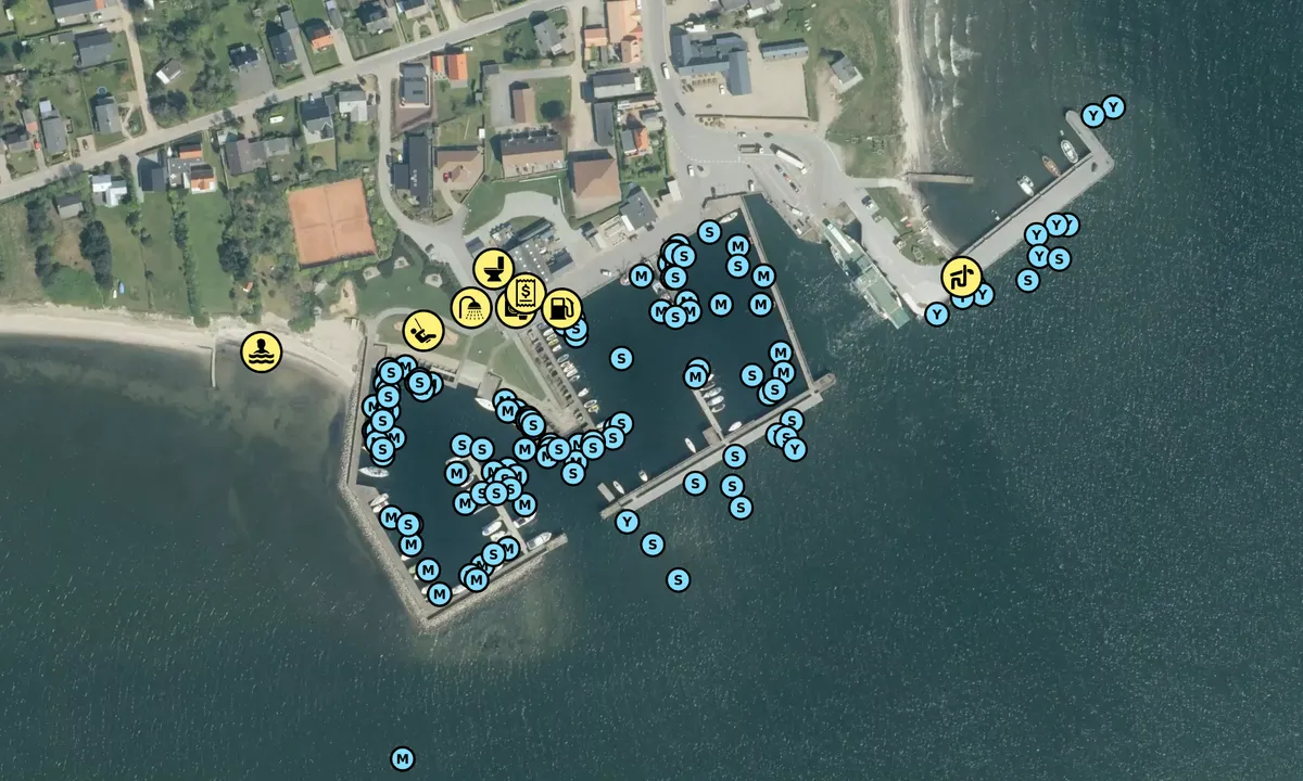 Satelite image of Fur Havn