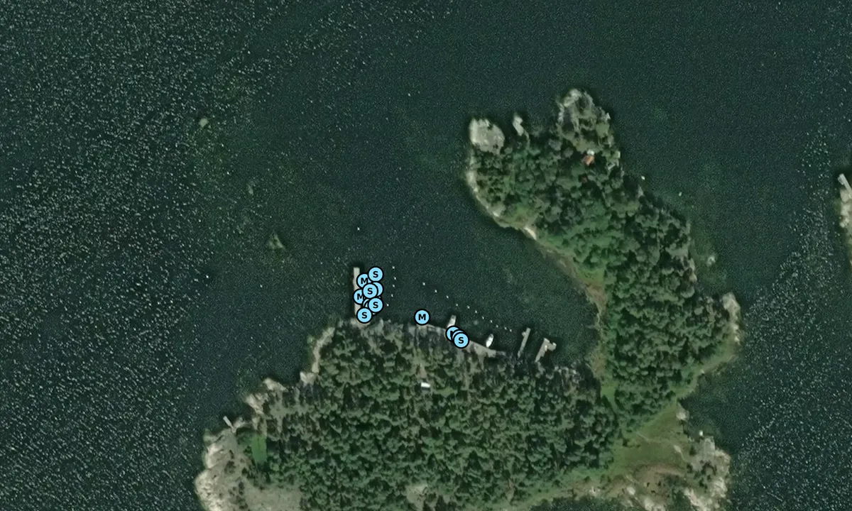 Satelite image of Furholmen - Ljusterö