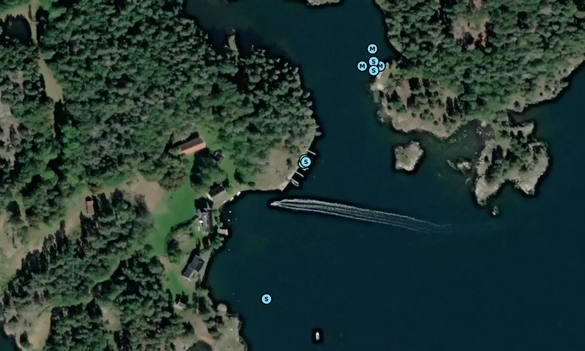 Satelite image of Furøya vertshus