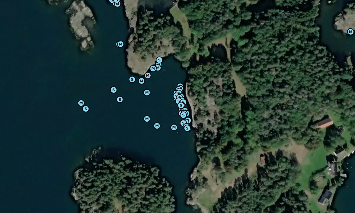 Satelite image of Furøya vest