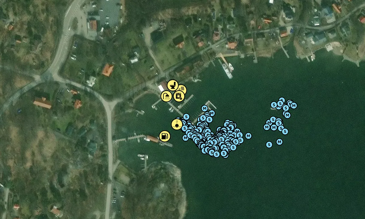 Satelite image of Furusund Gästhamn