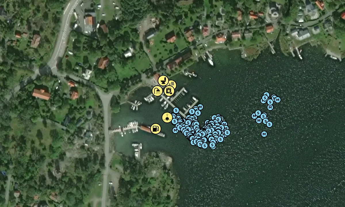 Satelite image of Furusund Gästhamn