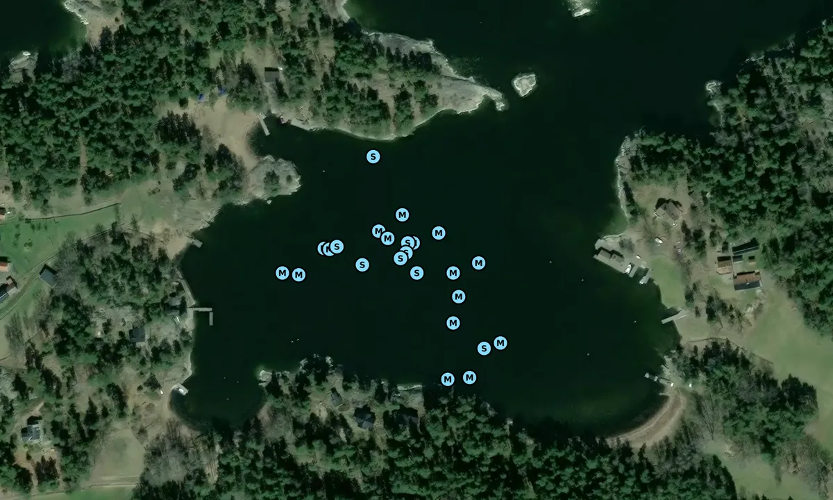 Satelite image of Gällnönäs