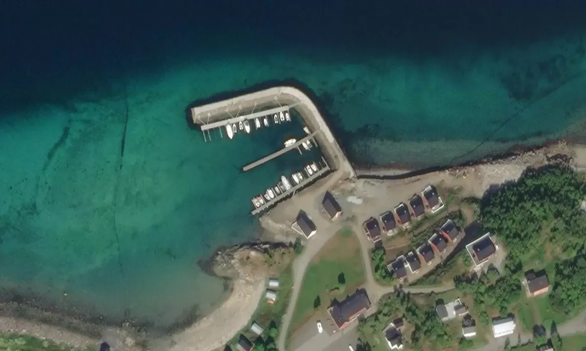 Satelite image of Gammelhamn Båtforening