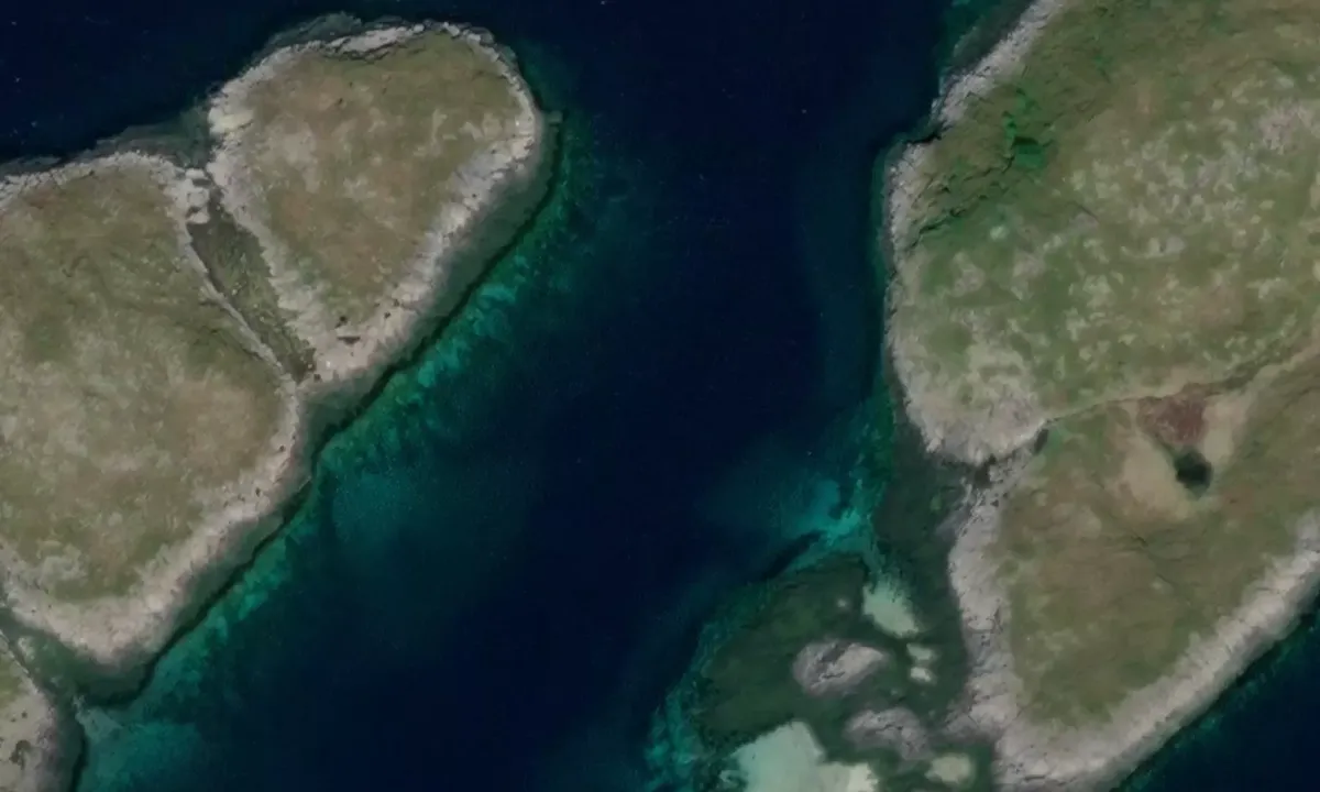 Satelite image of Gamøya