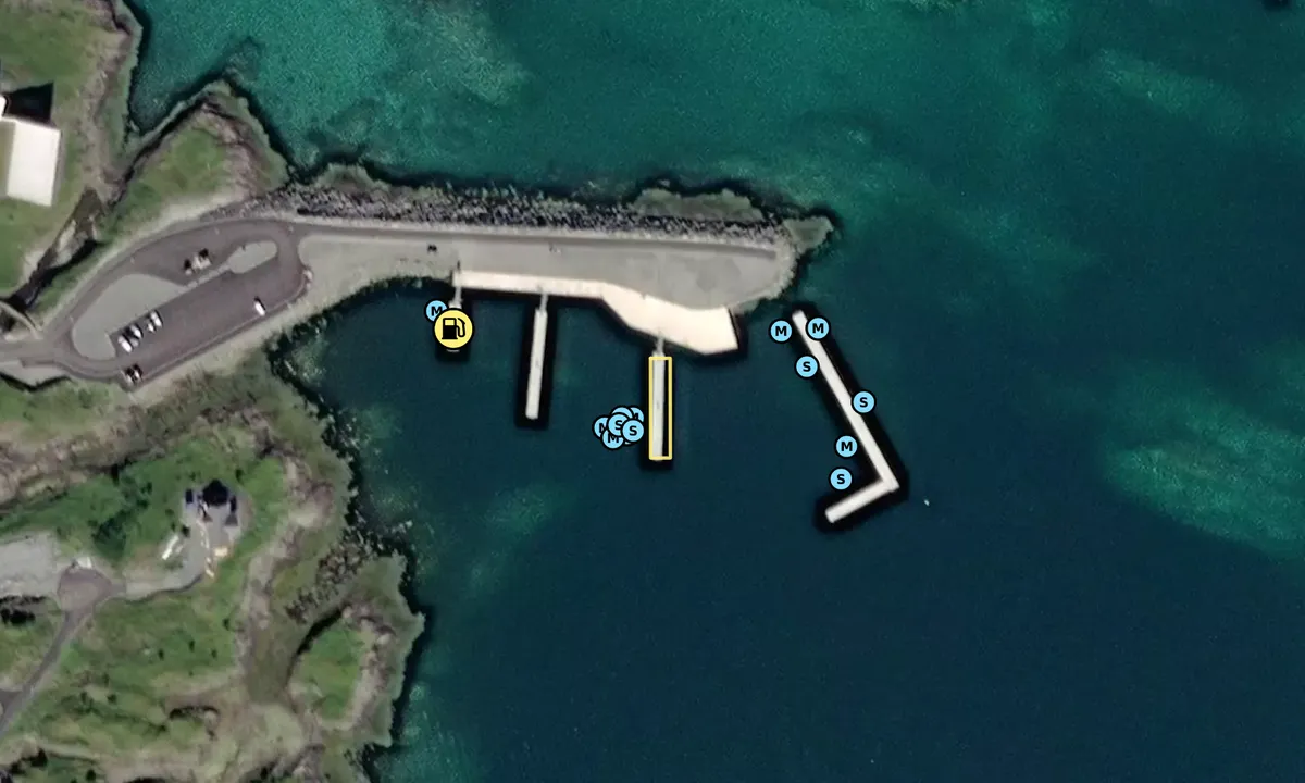 Satelite image of Gardsøya Gjestehavn