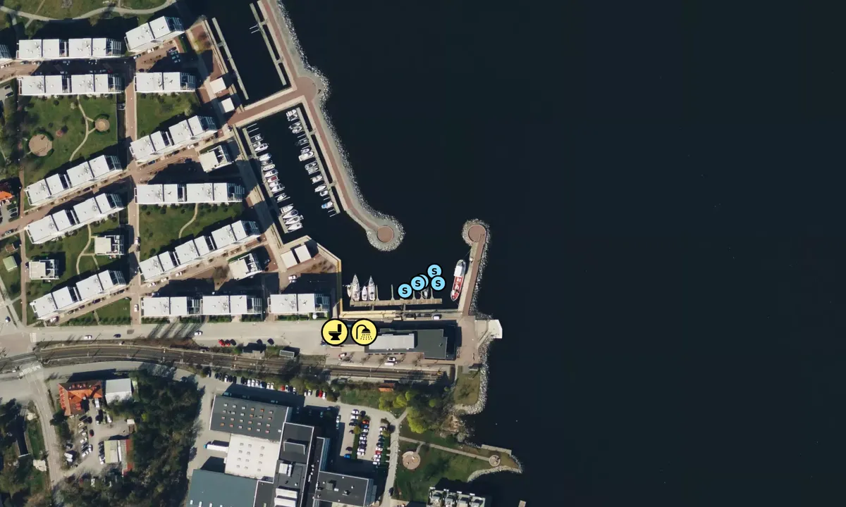 Satelite image of Gåshaga