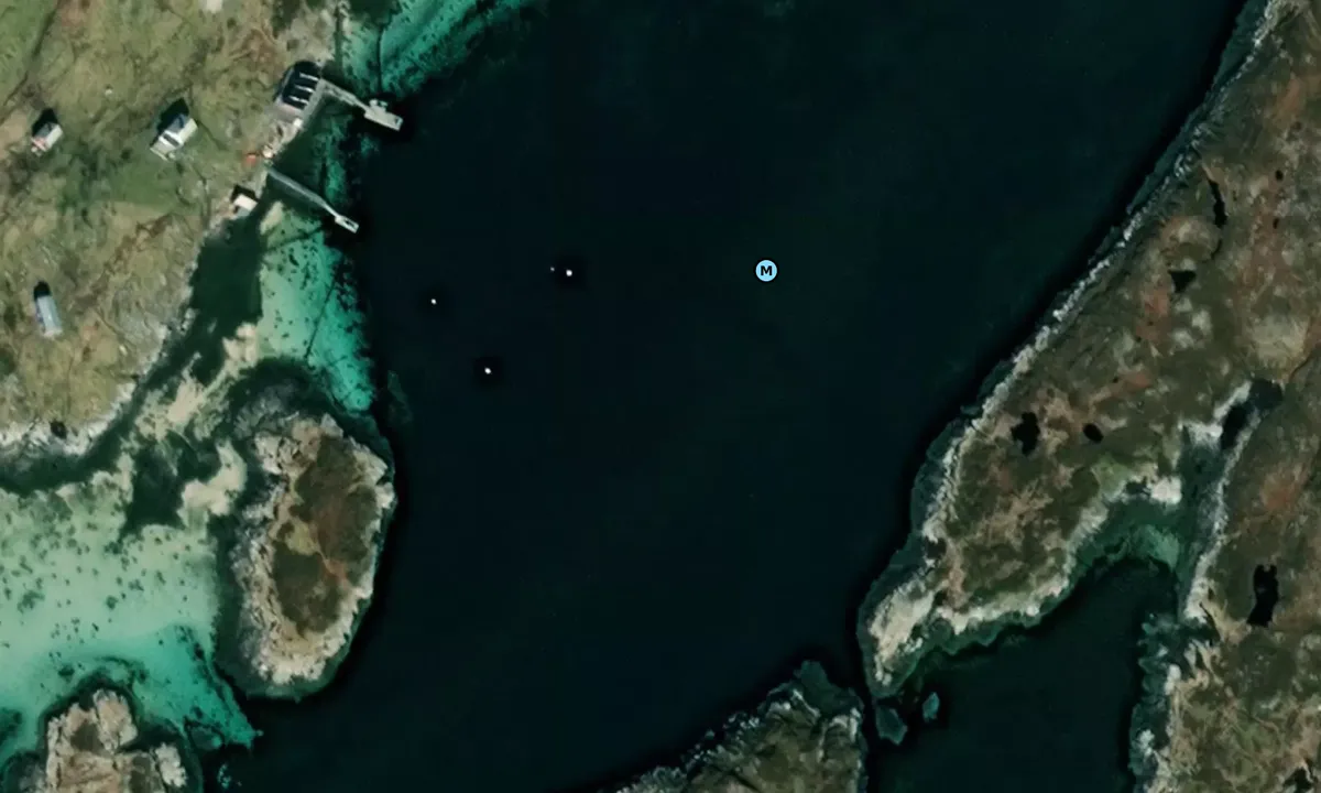 Satelite image of Gåsvær