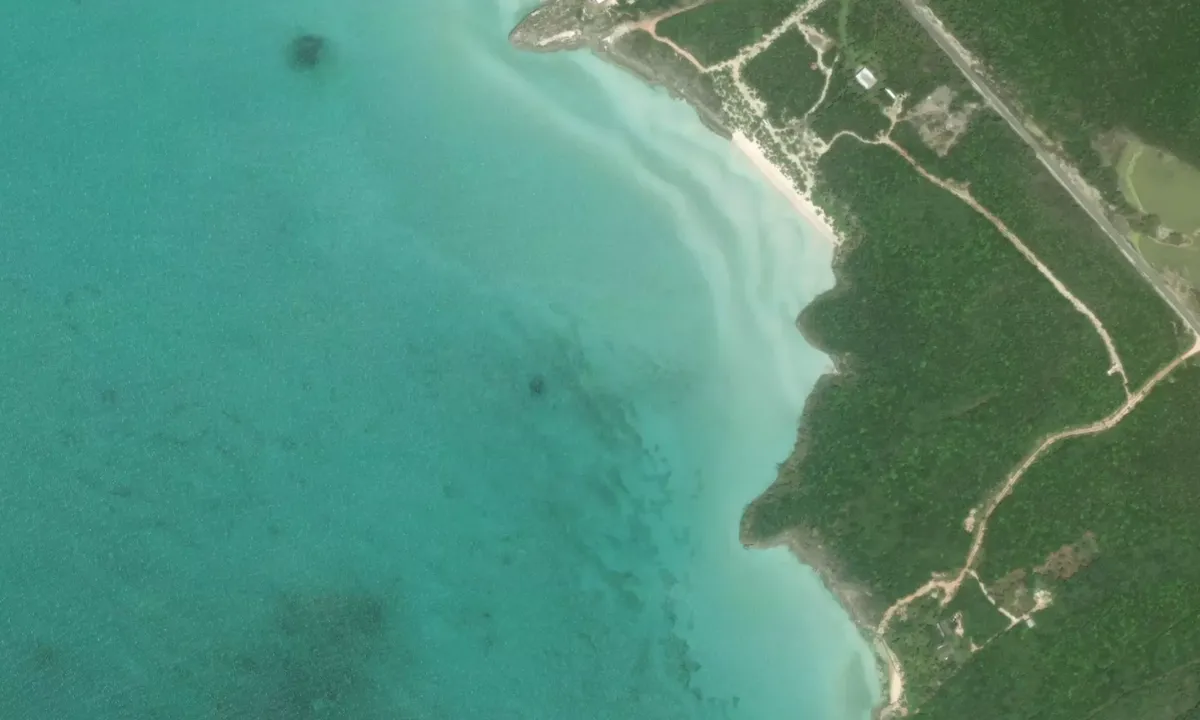 Flyfoto av Gaulding Cay South