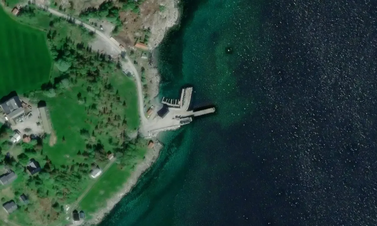 Satelite image of Gaupa Havn