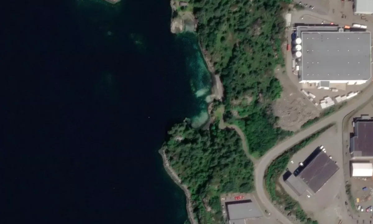 Flyfoto av Geitvika