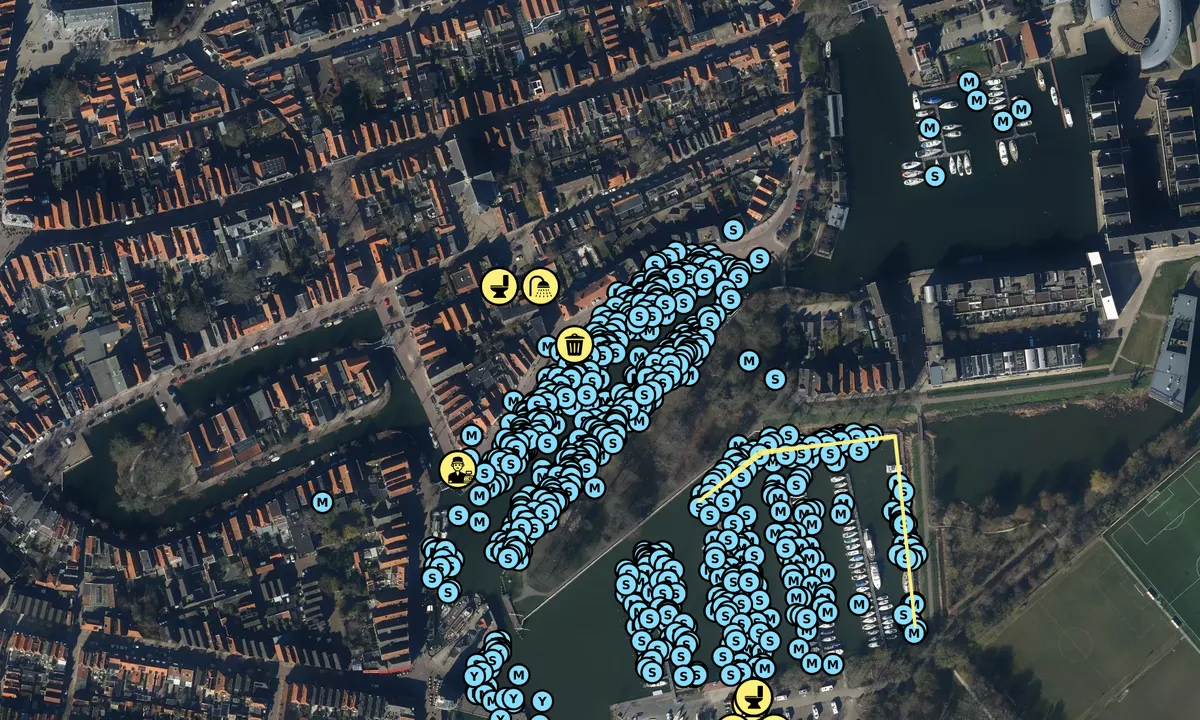 Satelite image of Gemeentehaven Hoorn, Binnenhaven