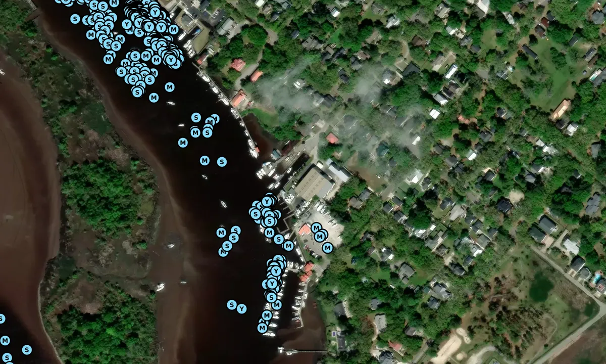 Satelite image of Georgetown Dry Stack Marina