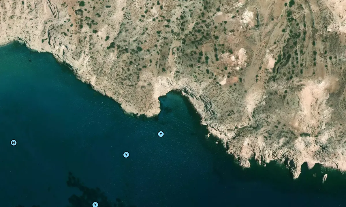 Satelite image of Gerakas hot spring